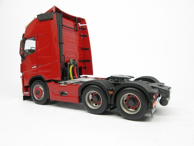 OMBOUW KIT stuur-as naar VASTE LIFT-AS + chassis deel t.b.v. VOLVO FH16 MarGe Models  BOUWKIT 1:32 (HTD)