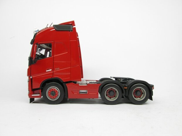 OMBOUW KIT stuur-as naar VASTE LIFT-AS + chassis deel t.b.v. VOLVO FH16 MarGe Models  BOUWKIT 1:32 (HTD)