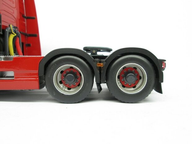 OMBOUW KIT stuur-as naar VASTE LIFT-AS + chassis deel t.b.v. VOLVO FH16 MarGe Models  BOUWKIT 1:32 (HTD)