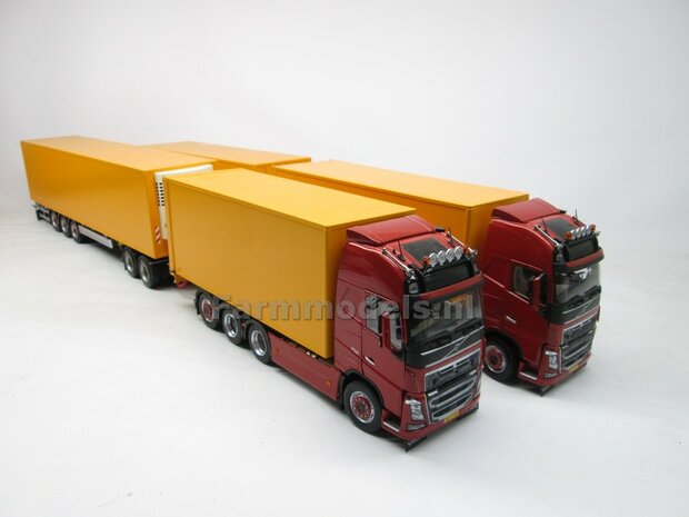 Bakopbouw 90x82.5x235mm met normale openslaande deuren Universeel t.b.v. vrachtwagen Chassis BOUWKIT  1:32   (HTD)