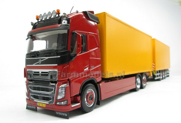 Bakopbouw 90x82.5x235mm met normale openslaande deuren Universeel t.b.v. vrachtwagen Chassis BOUWKIT  1:32   (HTD)