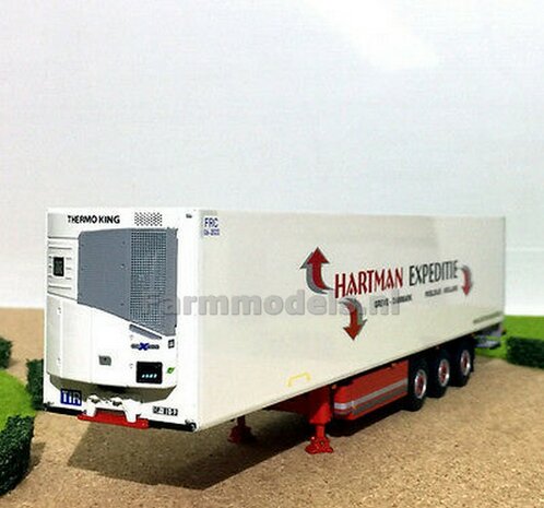 Bakopbouw 90x82.5x235mm met normale openslaande deuren Universeel t.b.v. vrachtwagen Chassis BOUWKIT  1:32   (HTD)