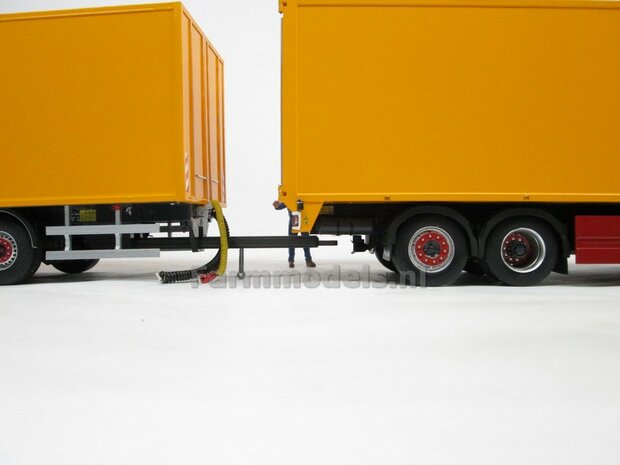 Ondertrekhaak o.a. geschikt voor de Pacton trailers MarGe models/ Universeel Chassis BOUWKIT  1:32   (HTD)    