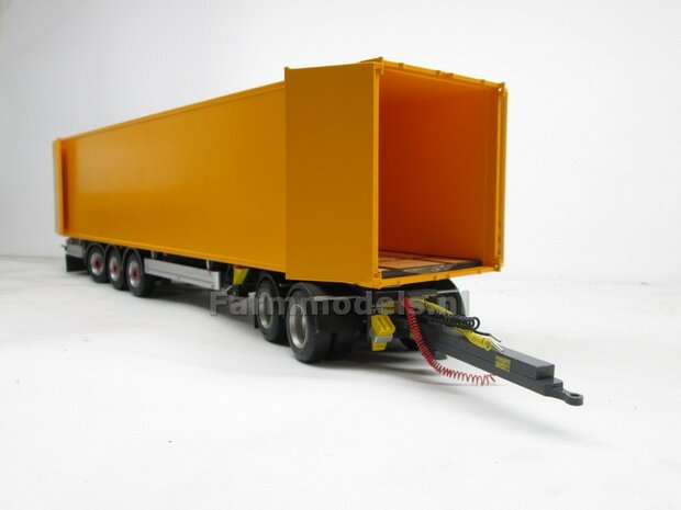 Openslaande deuren 83.4mm x 90mm o.a. t.b.v. Pacton trailers MarGe models BOUWKIT  1:32   (HTD)    