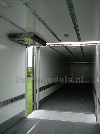 HARMONICA openslaande deuren 83.4mm x 90mm o.a. t.b.v. Pacton trailers MarGe models BOUWKIT  1:32   (HTD)    