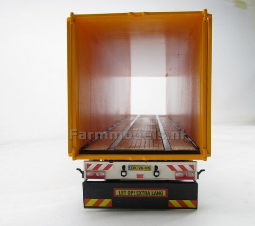 HARMONICA openslaande deuren 83.4mm x 90mm o.a. t.b.v. Pacton trailers MarGe models BOUWKIT  1:32   (HTD)    