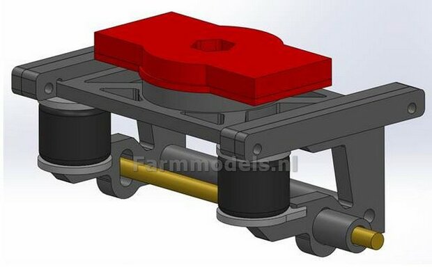 Stuuras BOUWKIT o.a. t.b.v. Pacton trailers MarGe models BOUWKIT  1:32   (HTD)    