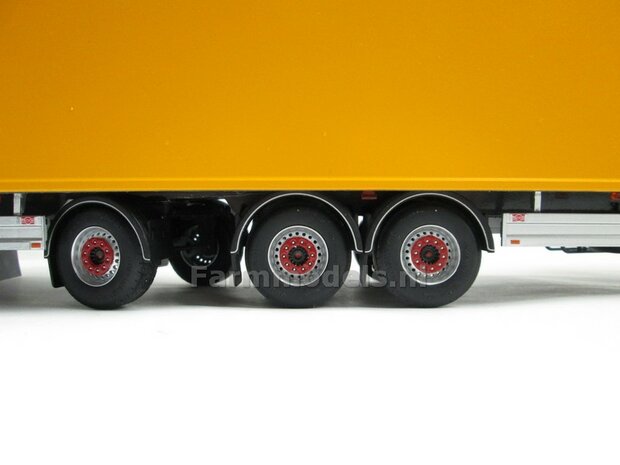 Tandemas dolly t.b.v. LZV (Lange Zware Voertuigen) vrachtwagen combinatie, passend o.a. onder de MarGe models trailers 1:32  (HTD)    