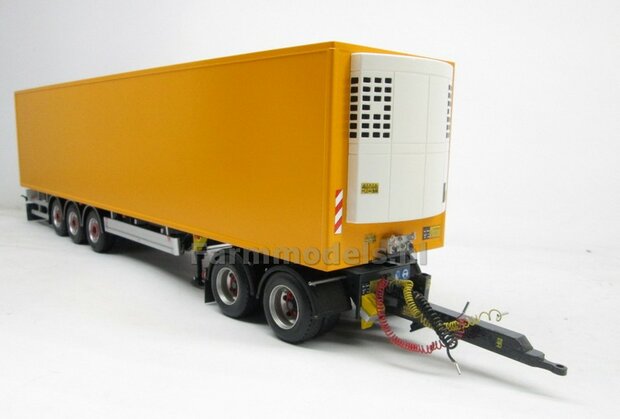 Tandemas dolly t.b.v. LZV (Lange Zware Voertuigen) vrachtwagen combinatie, passend o.a. onder de MarGe models trailers 1:32  (HTD)    