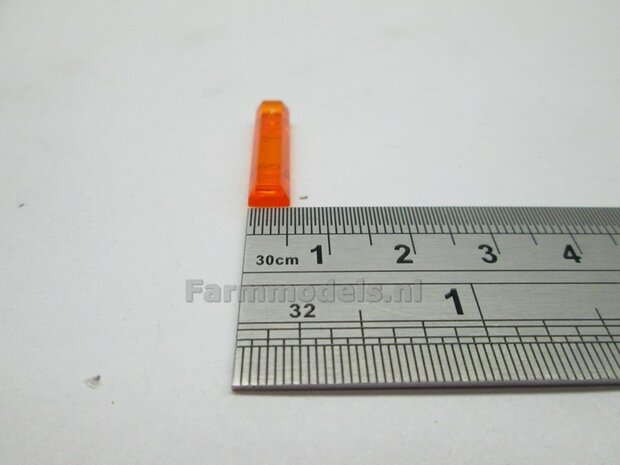 Zwaailamp Balk 22.5 mm lengte oranje/ zwaailicht 1:32  SUPERSALE LAST ONES