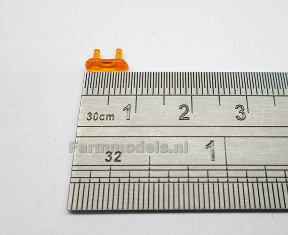 2x Zwaailamp Balk 8 x 2.6 mm oranje/ zwaailicht 1:32  SUPERSALE LAST ONES