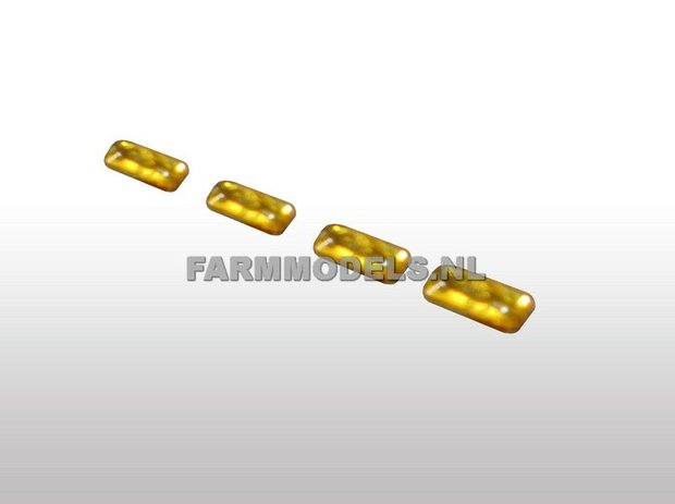 4x Glimmer 2.5 x 4mm geel/diamant  1:32    04372 J 