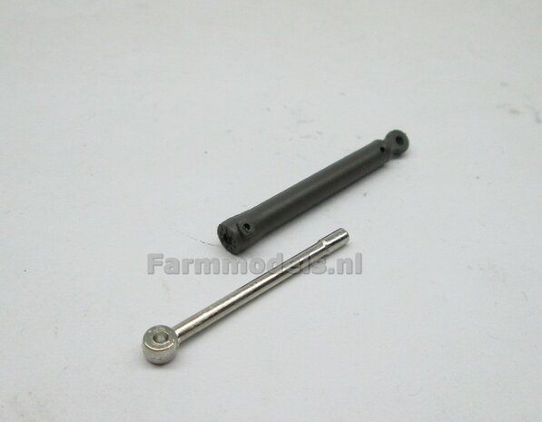 Cilinder KUNSTSTOF Lengte in=50mm - Lengte uit=75&nbsp;mm&nbsp; &Oslash; 4.7 mm&nbsp;afkomstig van de Volvo EWR 150E&nbsp;1:32&nbsp; &nbsp;A