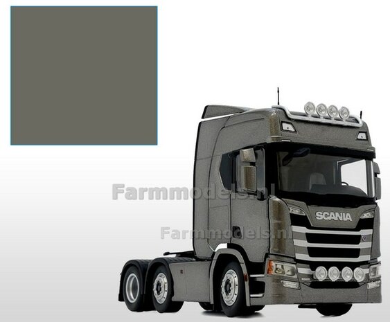 Scania Dark Gray MarGe models MM2015-02  - Farmmodels series Spuitbus / Spraypaint = Industrie lak, 400ml. ook voor schaal 1:1 