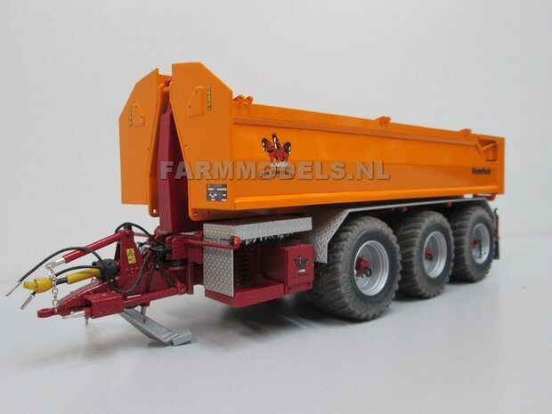 Jan Veenhuis zand bak t.b.v. 3 asser haakarm Carrier Bouwpakket 1:32, Farmmodels Premium line series (HTD)