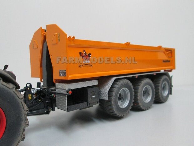 Jan Veenhuis zand bak t.b.v. 3 asser haakarm Carrier Bouwpakket 1:32, Farmmodels Premium line series (HTD)