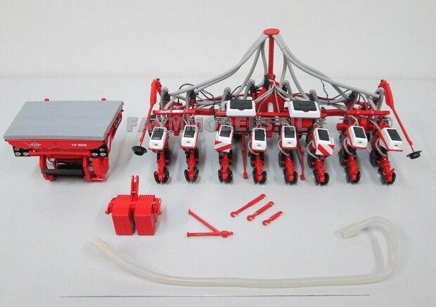 COMBI SET SIMPLE: KUHN Maxima 2 8 RX 8 rijer zaaimachine + ZAAISLANG + TF 1500 Fronttank 1:32 UH4127COMBI   