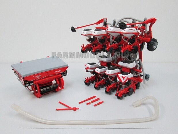 COMBI SET SIMPLE: KUHN Maxima 2 8 RX 8 rijer zaaimachine + ZAAISLANG + TF 1500 Fronttank 1:32 UH4127COMBI   