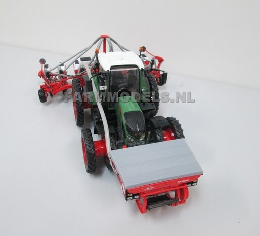 COMBI SET SIMPLE: KUHN Maxima 2 8 RX 8 rijer zaaimachine + ZAAISLANG + TF 1500 Fronttank 1:32 UH4127COMBI   