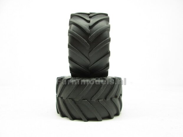 &Oslash; 61.5 mm: FENDT 924-926 Gen II &amp; 926-930 Gen. III: 2x Michelin 1050 OPREK GROOT + Alu. velgen, geschikt voor de Fendt 924-926 Gen II en Fendt 926-930 Gen. III WeiseToys 1:32   