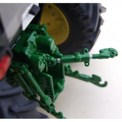 Topstang VERSTELBAAR  Lengte in: 25 mm  uit: 33 mm  met Kogelkop en scharnierbevestiging  Die-Cast en Resin  1:32  Artisan32  nr.: 04145                                       