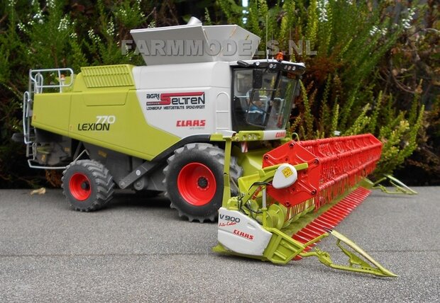 405.  Claas Lexion 770 met V900 maaibord Norev Agri Service Selten