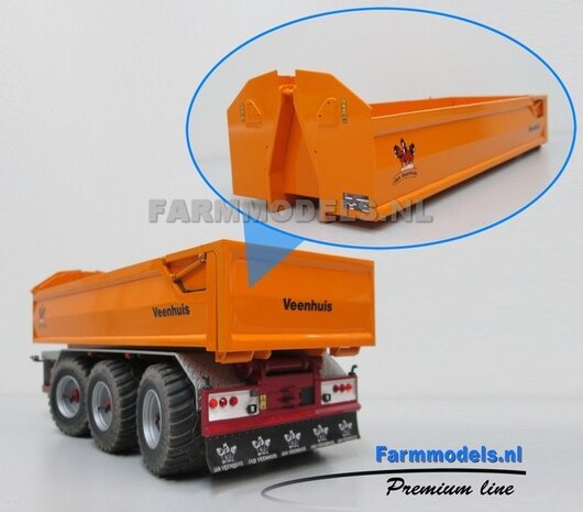 BOUWKIT: Jan Veenhuis zand bak t.b.v. 3 asser haakarm Carrier Bouwpakket 1:32