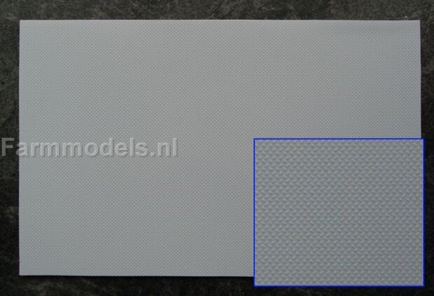 2x Traanplaat FIJN PROFIEL Plastic sand/beige 19x30,5 cm  JTT-97449 B 