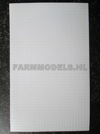 2x Plastic white, vierkant motief 19x30,5 cm  JTT-97418 