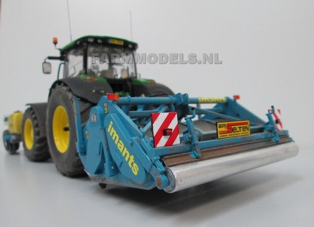 Tandwielkast 3D geprint t.b.v. T-verdeling aandrijving werktuig, bijv. Imants spitmachine 1:32