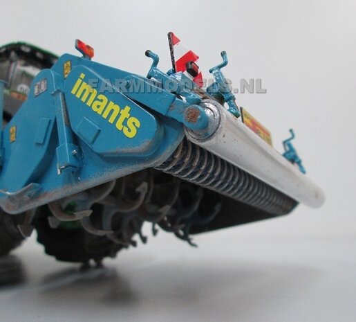 Tandwielkast 3D geprint t.b.v. T-verdeling aandrijving werktuig, bijv. Imants spitmachine 1:32