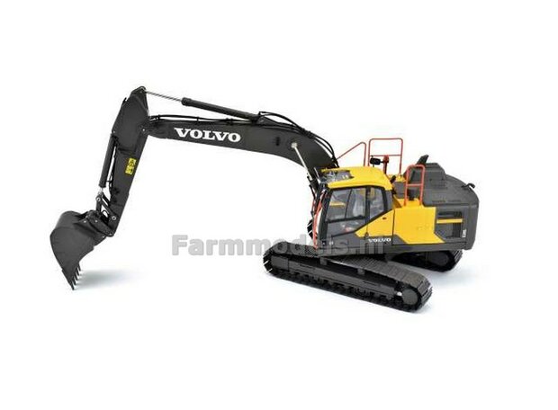 Volvo EC220E rupskraan met S70 QC/ snelwissel + bak + 60 cm brede rupsen  1:32   AT3200115   VERWACHT EIND NOV. 2025/EXPECTED END NOV.2025