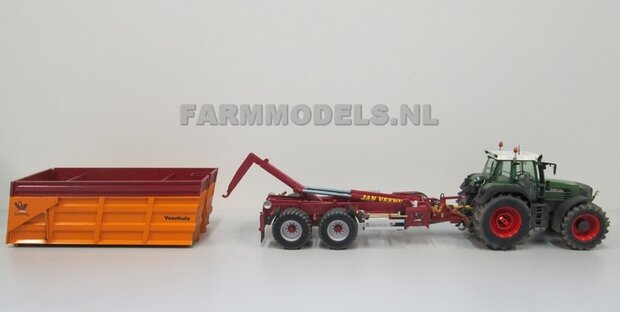 Jan Veenhuis Silagebak t.b.v. 2 asser haakarm Carrier Bouwpakket 1:32 (HTD)   