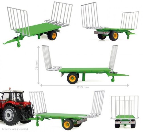 Joskin Trans-EX 5T - Platte wagen met Hooiladders 1:32 Universal Hobbies UH4148    EXPECTED    