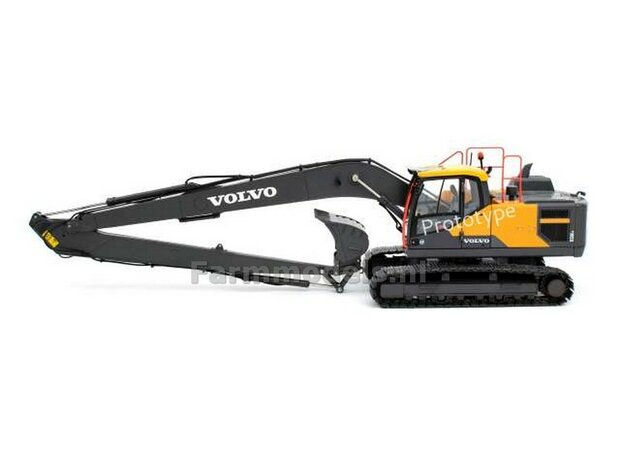 LONG REACH VOLVO EC220ELR rupskraan met 60 cm rupsen, standaard bak en S60 snelwissel / QC +FREE GIFT "VERBODEN"  1:32   AT3200118 
