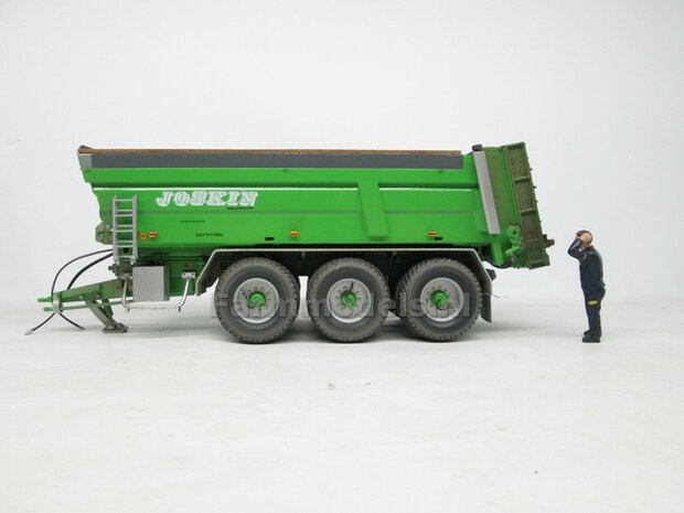  2x Aluminium traanplaat spatborden voor Joskin 3 asser onderstel asafstand 1:1 180 cm, 25 mm x 155 mm  
