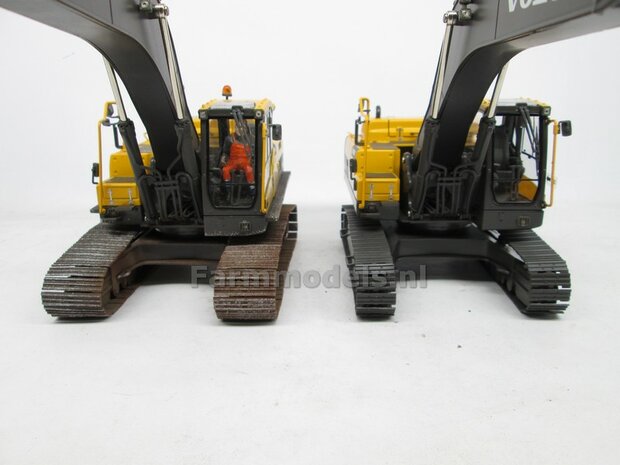 2x 90 cm brede Tracks, geschikt voor o.a. Volvo EC220E AT  1:32   AT3200112   