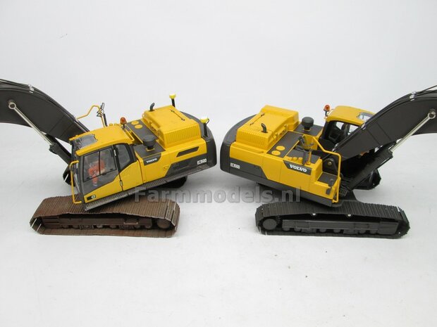 2x 90 cm brede Tracks, geschikt voor o.a. Volvo EC220E AT  1:32   AT3200112   