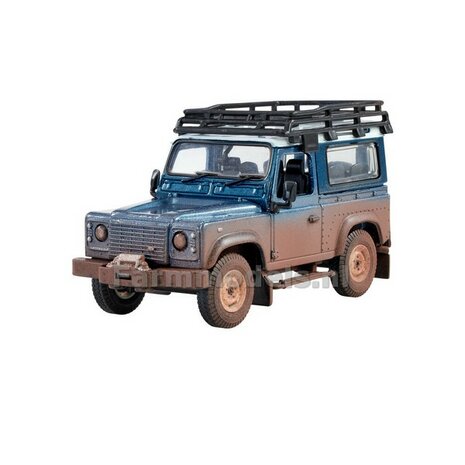 MUDDY/ Dirty Land Rover Defender BLAUW 1:32 BR43321