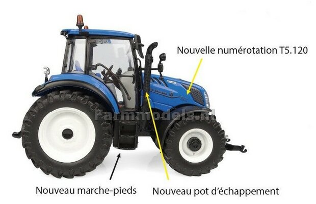 New Holland T5.120 Electrodommand  1:32 Universal Hobbies UH6360