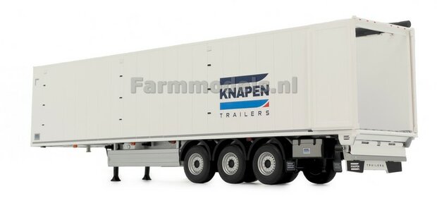 WHITE Knapen walking floor trailer with SHINY WHITE COVER 1:32 MM2016-05 