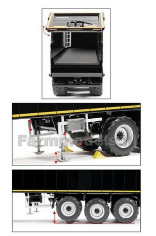 RED Krampe SB II 30/1070 Afschuifwagen Rood - 1:32 WIKING  W7657    NB2B   MEGA SALE