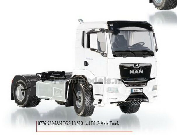 WHITE MAN TGS 18.510 4x4 BL wit - 1:32 WIKING W7652   NB2B  MEGA SALE