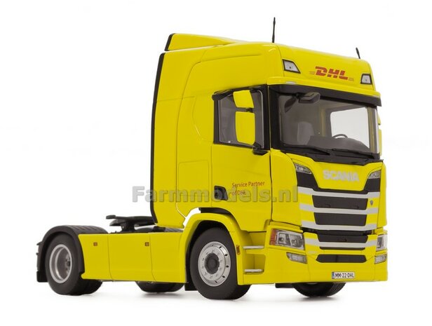 YELLOW DHL DESIGN Scania R500 series 4x2 geel 1:32 MargeModels 2014-04-01