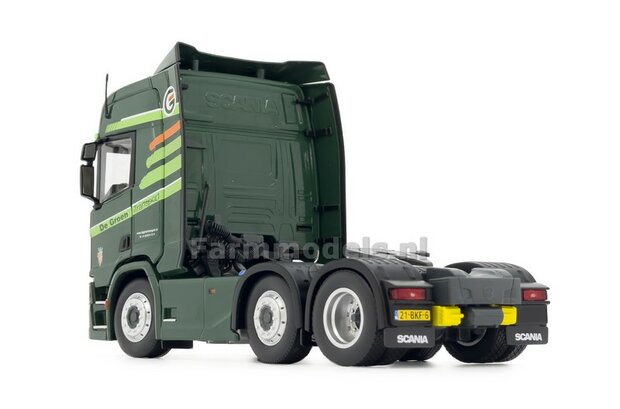 De Groen Transport DARK GREEN SCANIA R500 6x2 Donker Groen 1:32 MargeModels MM2015-05-01