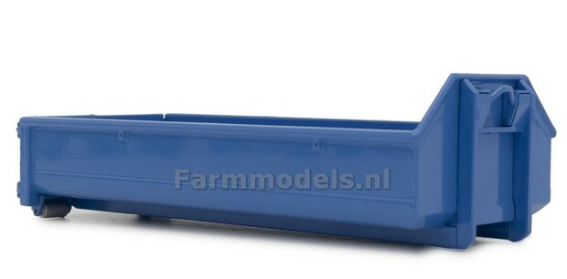 BLUE HOOKLIFT CONTAINER, geschikt voor MarGe models vrachtwagens met MEILLER HOOKLIFT  1:32 MM2236-01