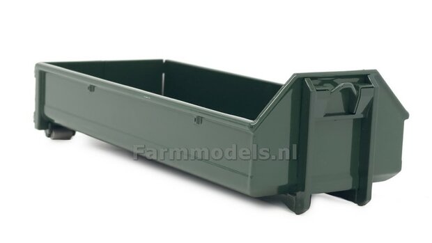 DARK GREEN HOOKLIFT CONTAINER, geschikt voor MarGe models vrachtwagens met MEILLER HOOKLIFT  1:32 MM2236-02