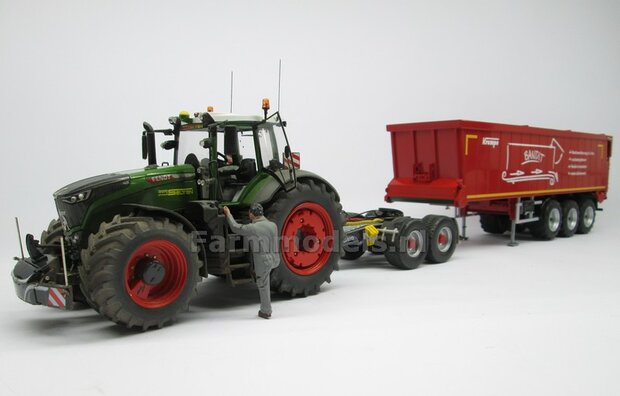 Siga Nova Duo, tandem as Dolly t.b.v. trailers en mesttanks Bouwpakket Basis 1:32 (HTD)              