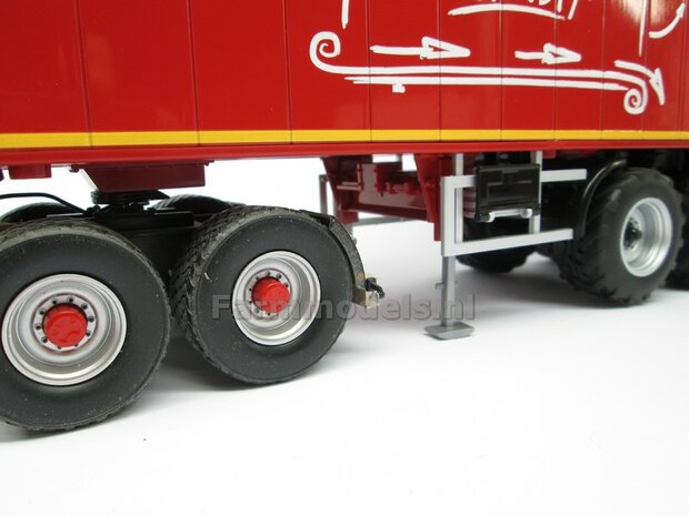 Siga Nova Duo, tandem as Dolly t.b.v. trailers en mesttanks Bouwpakket Basis 1:32 (HTD)              