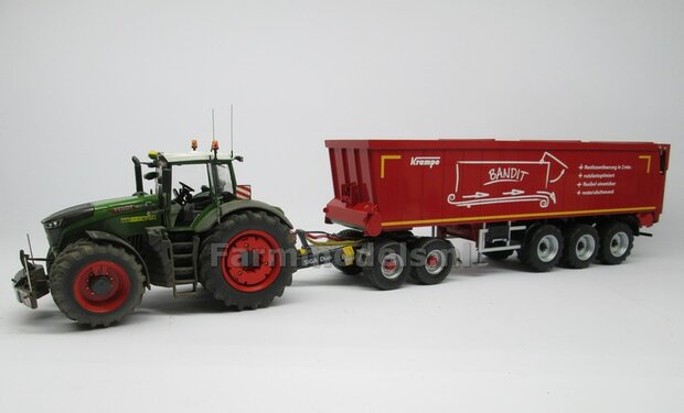 Siga Nova Duo, tandem as Dolly t.b.v. trailers en mesttanks Bouwpakket Basis 1:32 (HTD)              